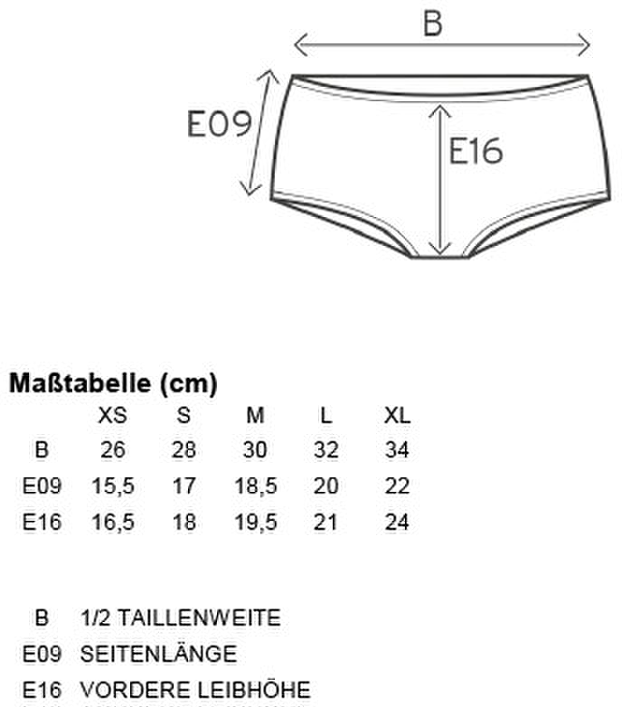 Größentabelle
