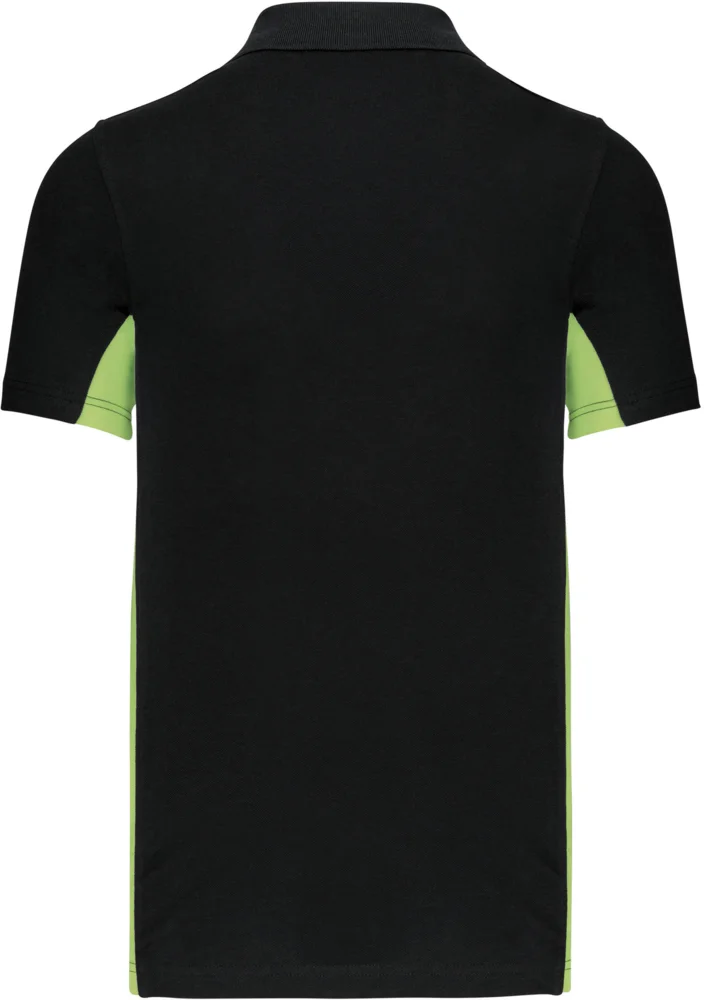2-farbiges Piqué Polo "Flag"