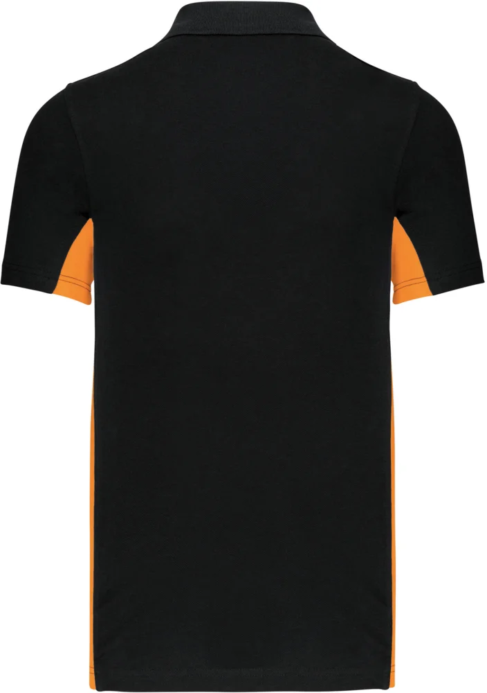 2-farbiges Piqué Polo "Flag"