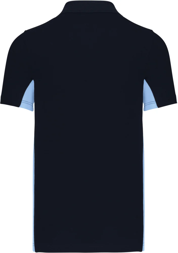 2-farbiges Piqué Polo "Flag"