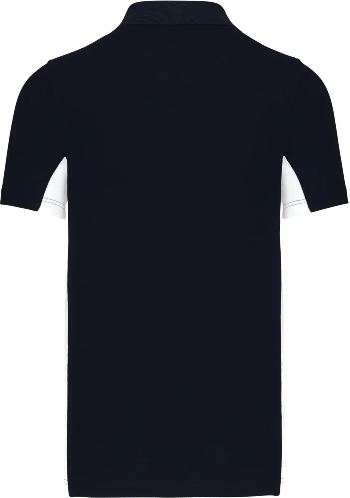 2-farbiges Piqué Polo "Flag"