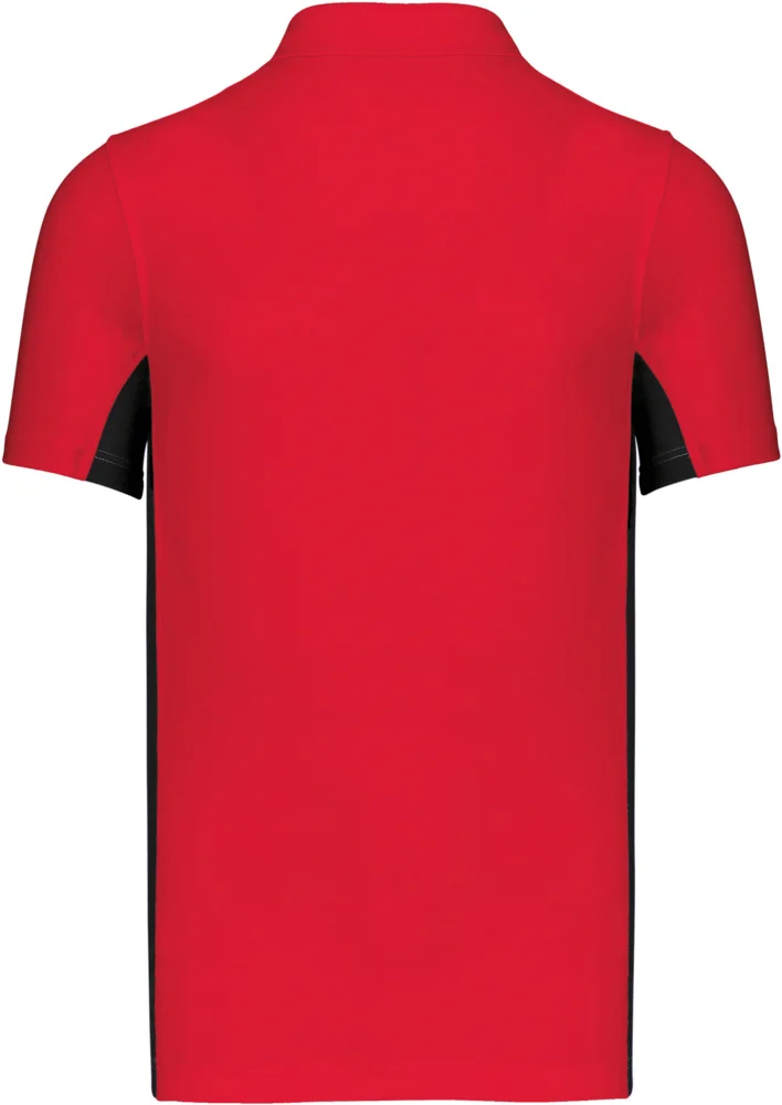 2-farbiges Piqué Polo "Flag"