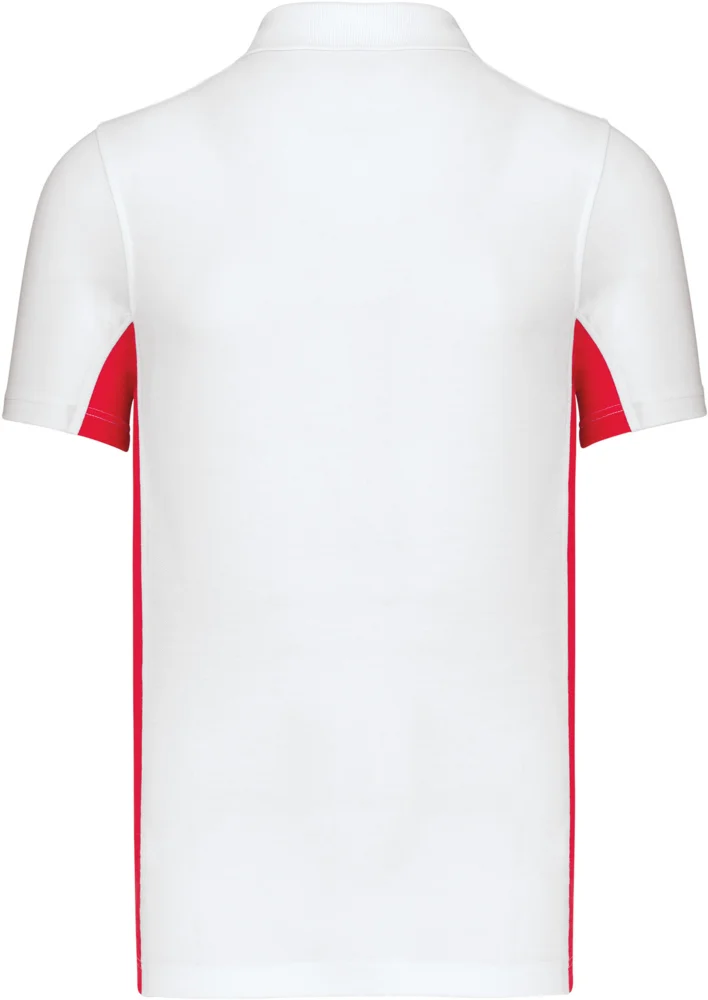 2-farbiges Piqué Polo "Flag"
