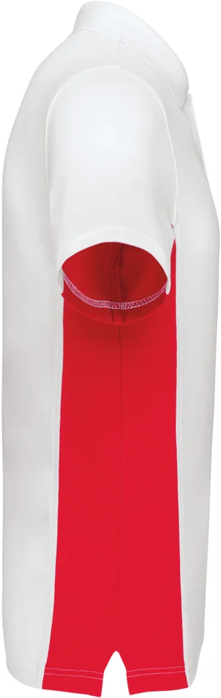 2-farbiges Piqué Polo "Flag"