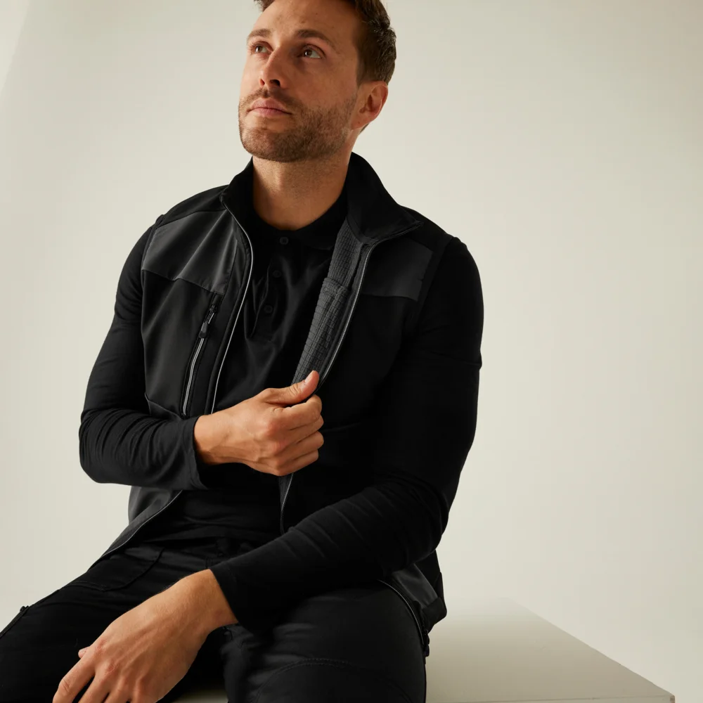 2-Lagen Softshell Bodywarmer "E-volve"