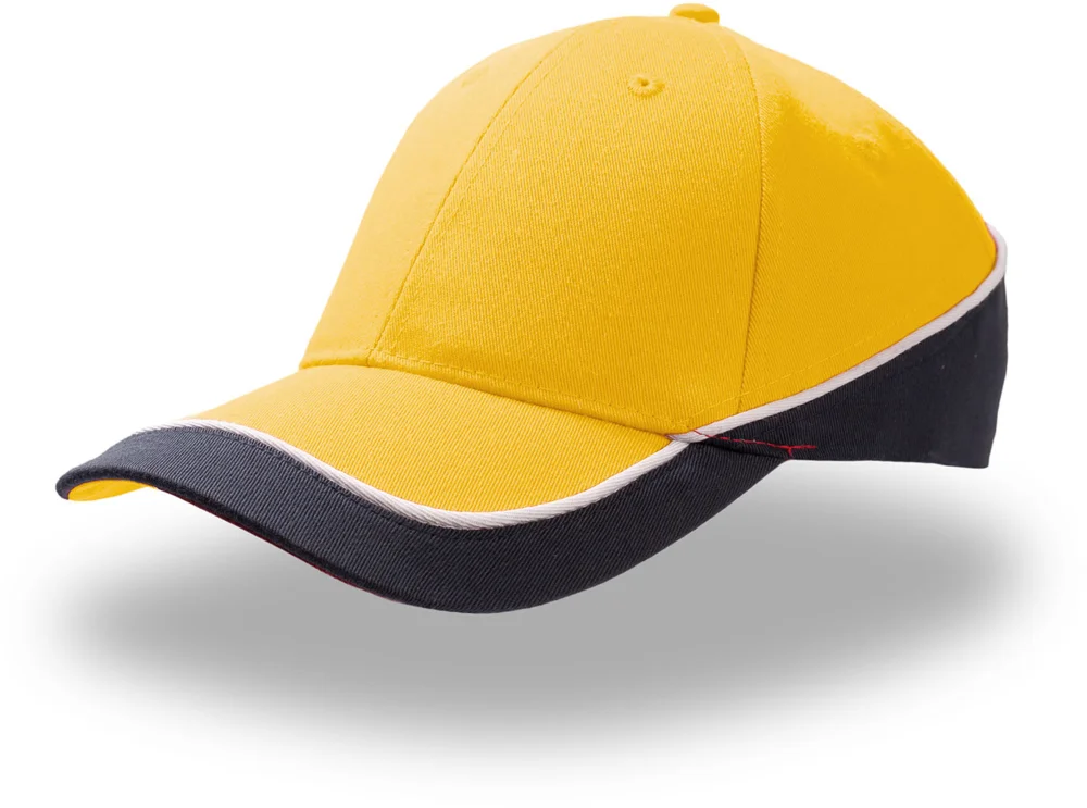 3-farbige 6 Panel Kappe