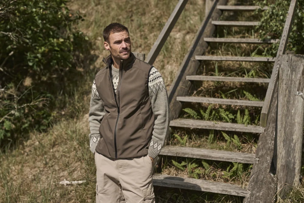 3-Lagen Herren Softshell Bodywarmer "Performance"