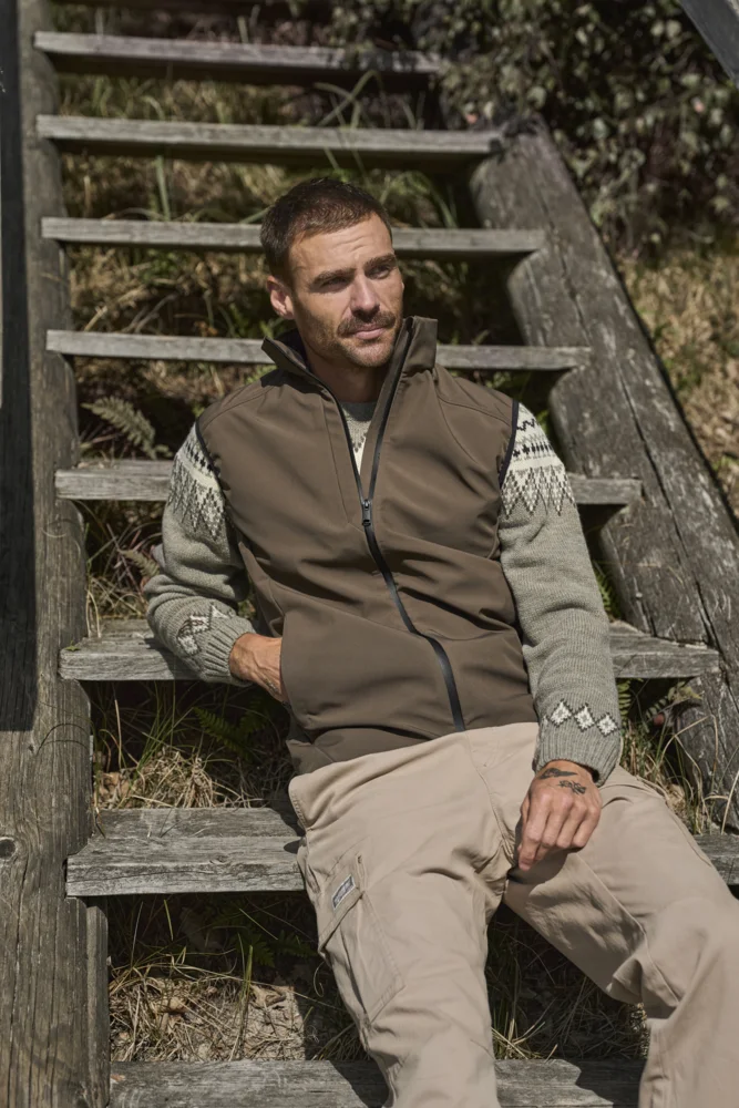 3-Lagen Herren Softshell Bodywarmer "Performance"