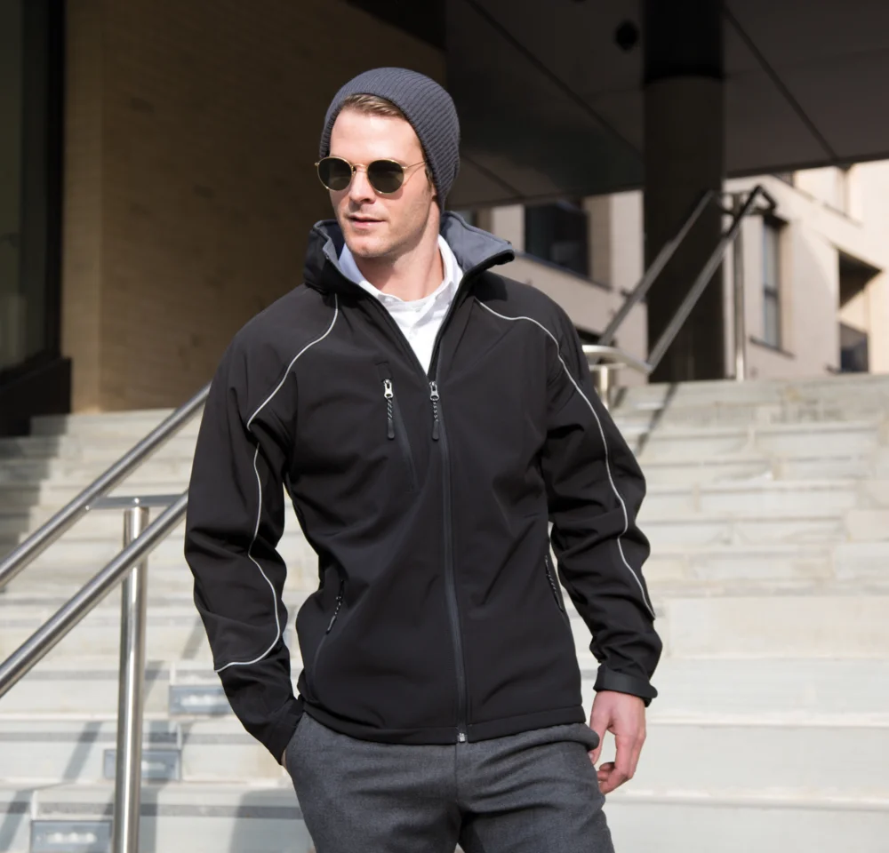 3-Layer Hooded Softshell Jacket "Icefell"