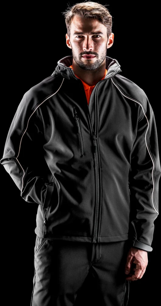 3-Layer Hooded Softshell Jacket "Icefell"