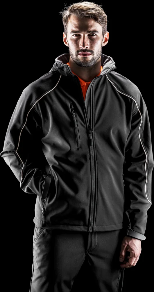 3-Layer Hooded Softshell Jacket "Icefell"