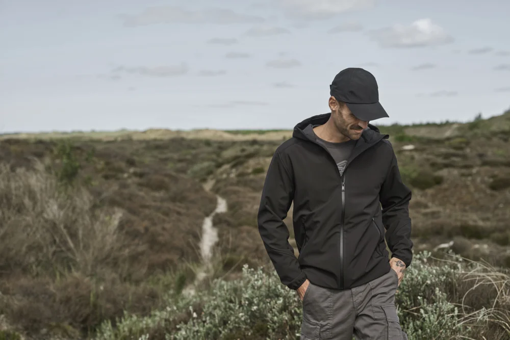 3-Lagen Kapuzen Softshell Jacke "Performance"