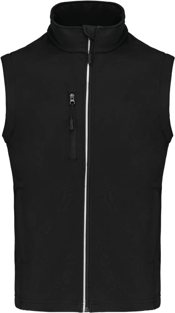 3-Lagen Softshell Jacke mit abnehmbaren Ärmeln