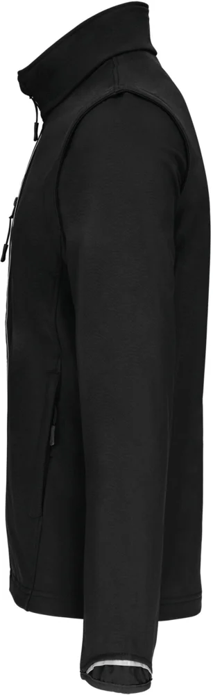 3-Lagen Softshell Jacke mit abnehmbaren Ärmeln