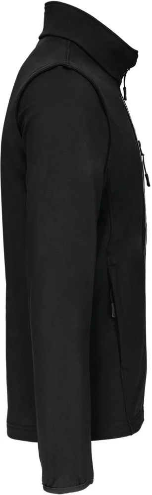 3-Lagen Softshell Jacke mit abnehmbaren Ärmeln