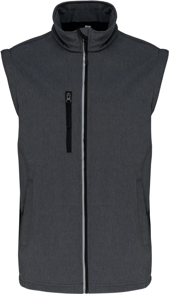 3-Lagen Softshell Jacke mit abnehmbaren Ärmeln