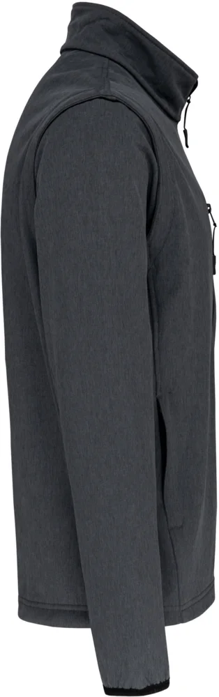 3-Lagen Softshell Jacke mit abnehmbaren Ärmeln