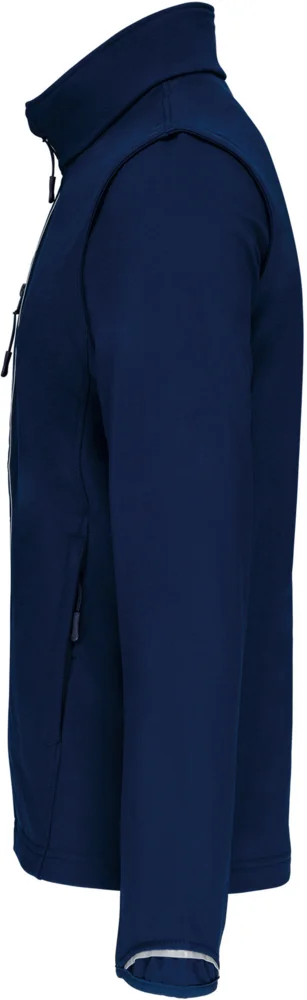 3-Lagen Softshell Jacke mit abnehmbaren Ärmeln