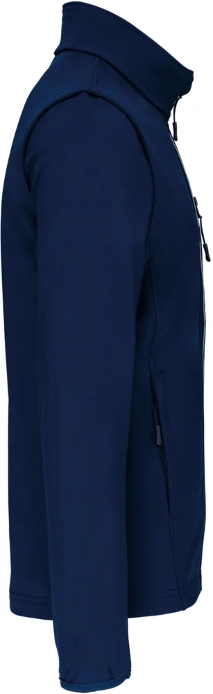 3-Lagen Softshell Jacke mit abnehmbaren Ärmeln