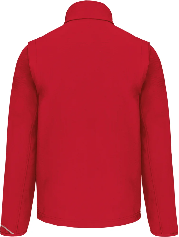 3-Lagen Softshell Jacke mit abnehmbaren Ärmeln
