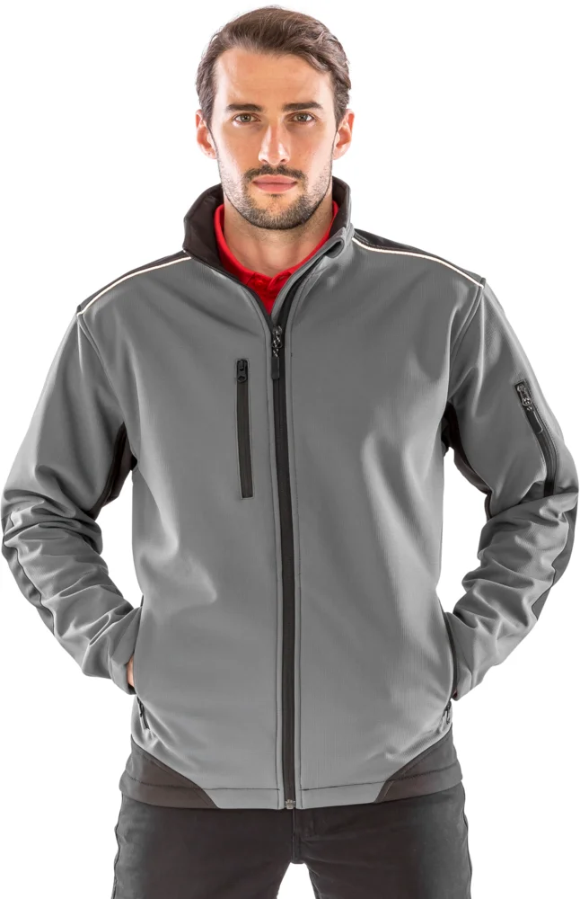 3-Lagen Softshell Ripstop Workwear Jacke