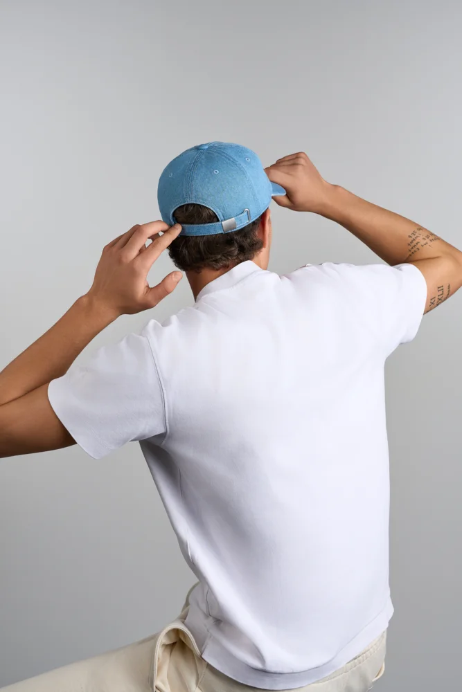 5 Panel Denim Kappe