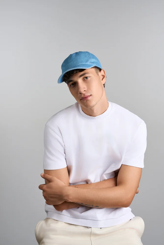 5 Panel Denim Kappe