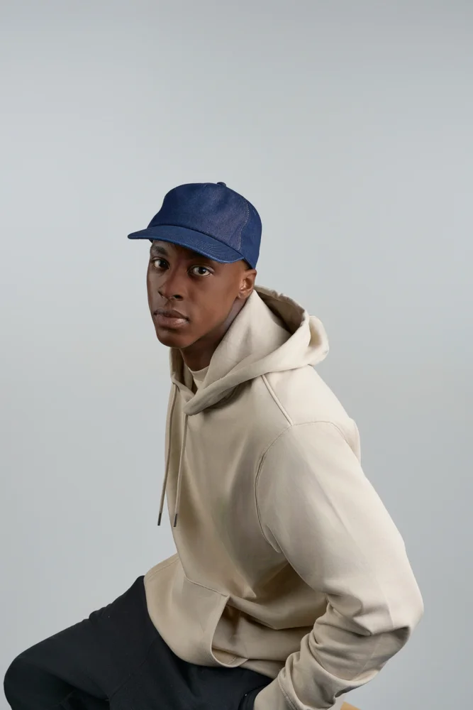 5 Panel Denim Kappe