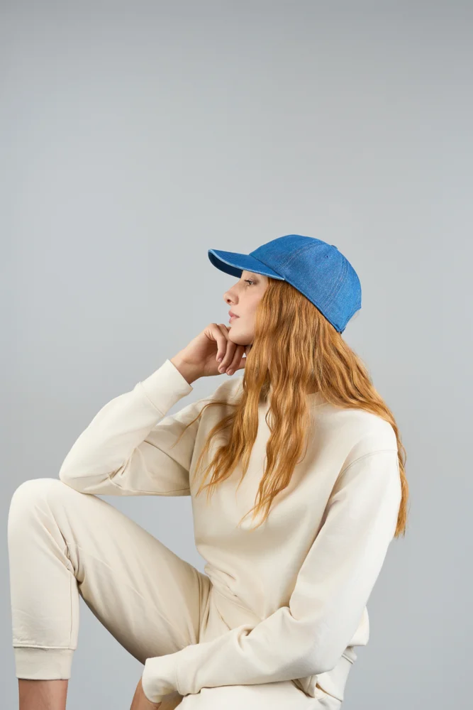 5 Panel Denim Kappe