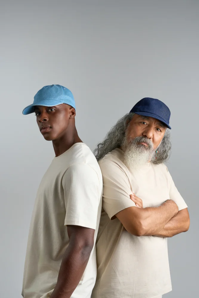 5 Panel Denim Kappe