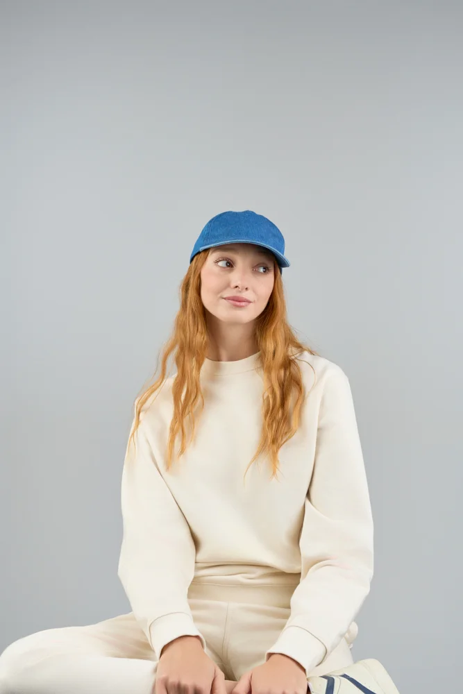 5 Panel Denim Kappe