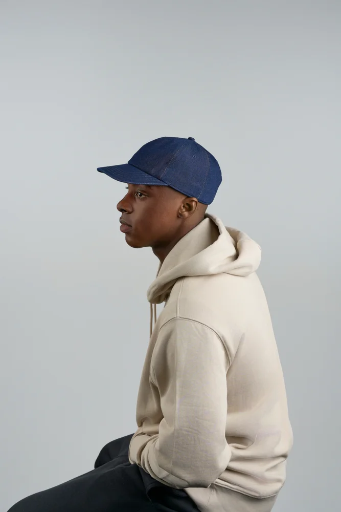 5 Panel Denim Kappe
