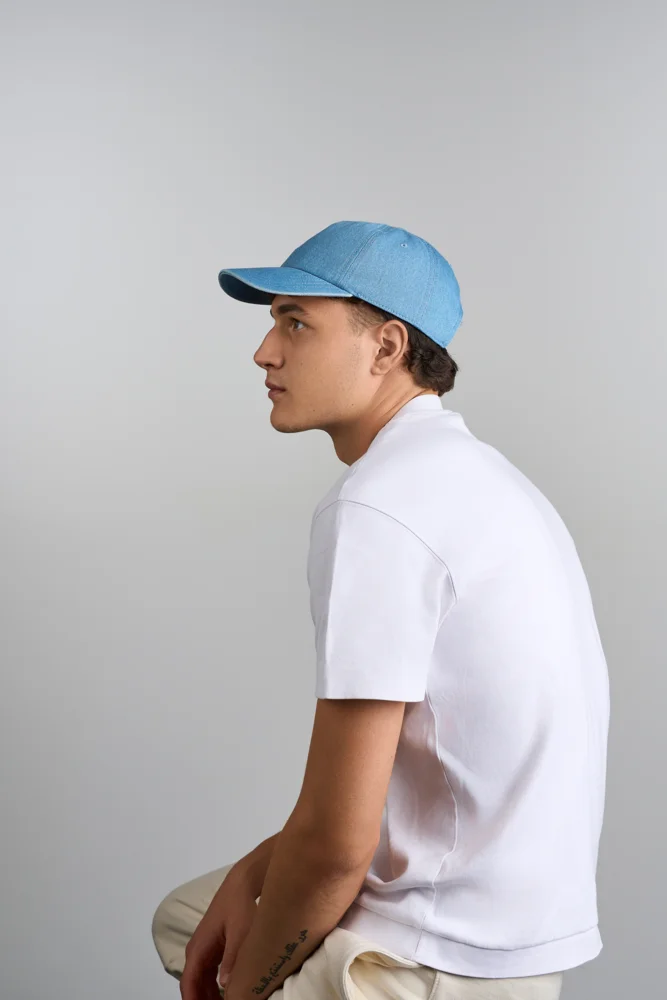5 Panel Denim Kappe