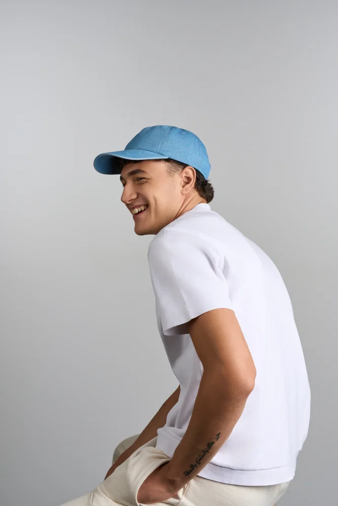 5 Panel Denim Kappe