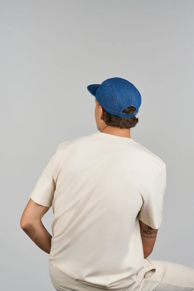 5 Panel Denim Kappe