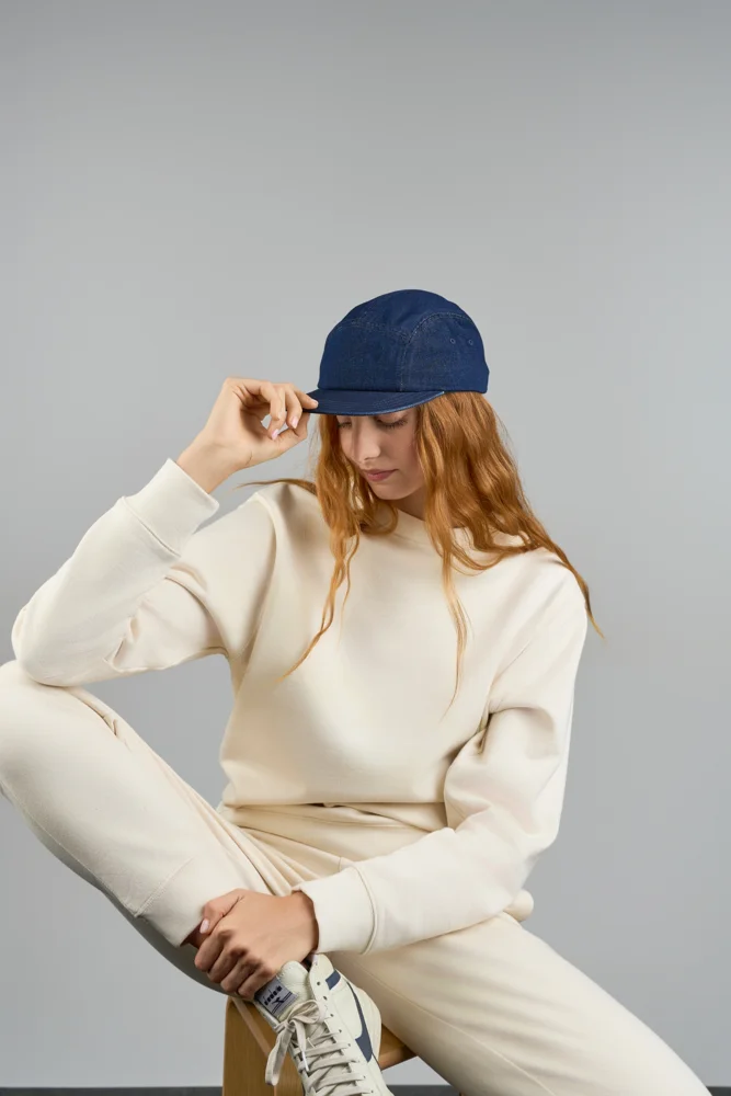 5 Panel Denim Kappe