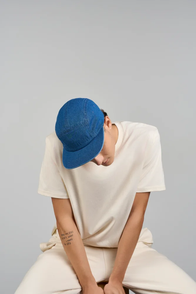 5 Panel Denim Kappe
