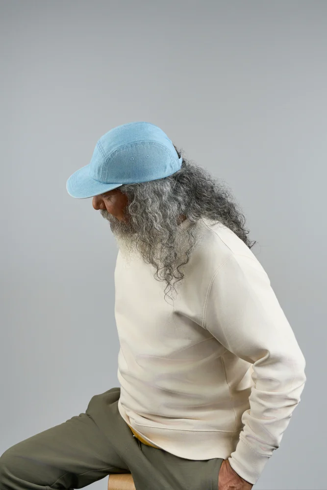 5 Panel Denim Kappe