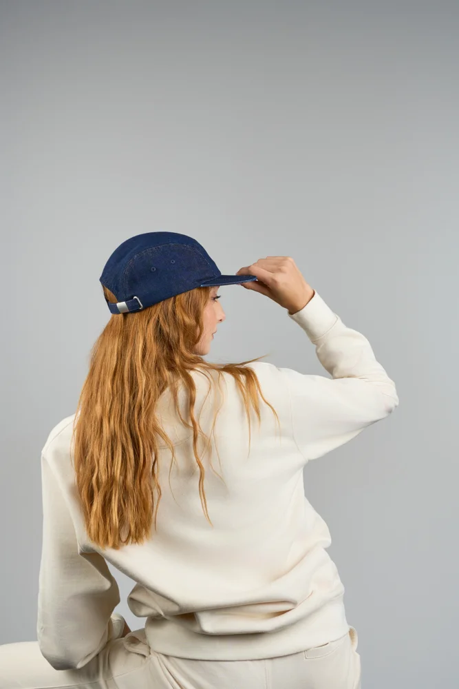5 Panel Denim Kappe