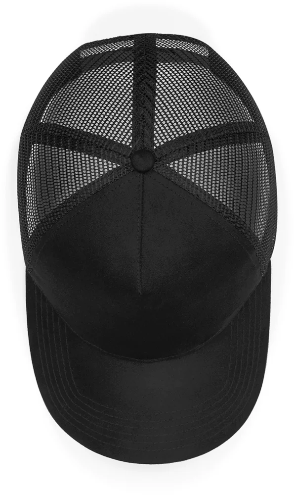 5 Panel Kappe "Suede Snapback Trucker"