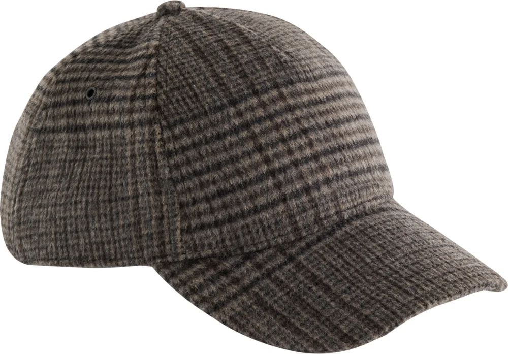 5 Panel Kappe "Wool Blend Check"