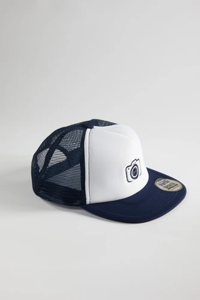 5 Panel Mesh Kappe mit flachem Schild