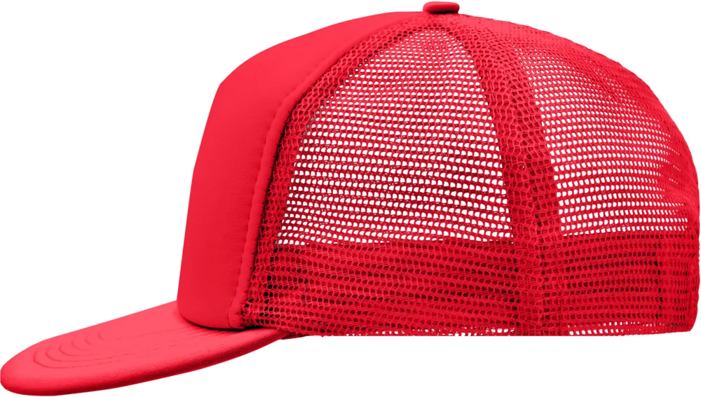 5 Panel Mesh Kappe mit flachem Schild