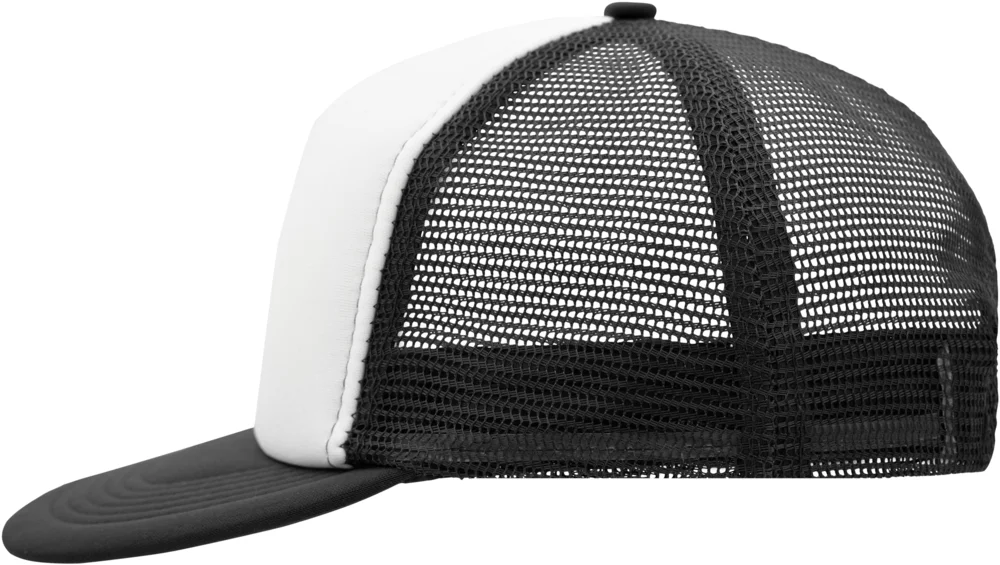 5 Panel Mesh Kappe mit flachem Schild