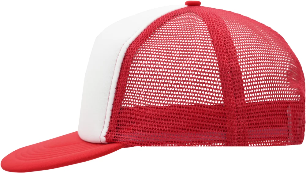 5 Panel Mesh Kappe mit flachem Schild