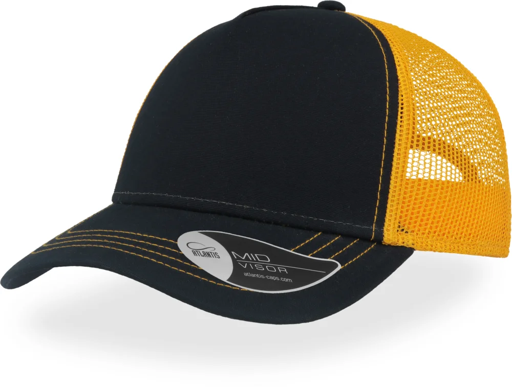 5 Panel Mesh Kappe "Rapper Canvas"