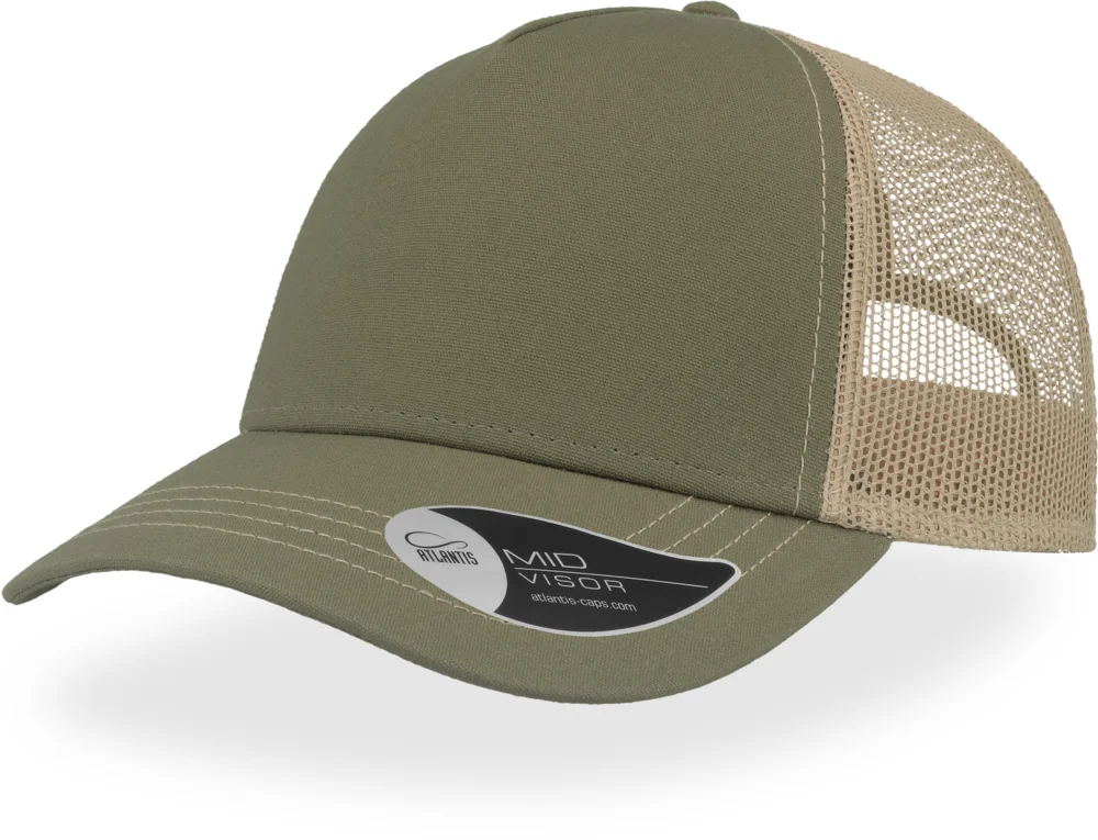 5 Panel Mesh Kappe "Rapper Canvas"