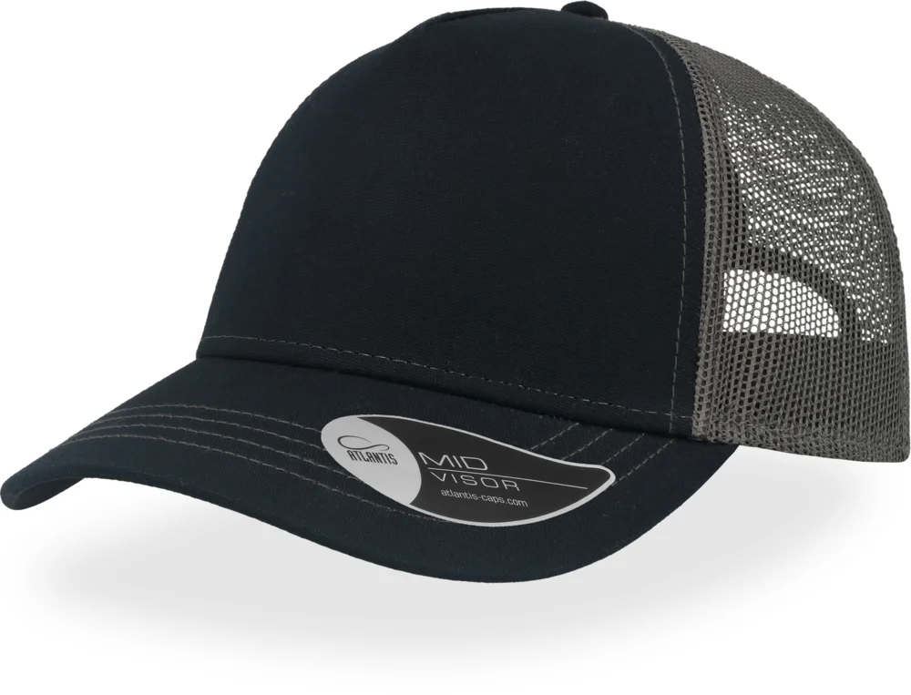 5 Panel Mesh Kappe "Rapper Canvas"