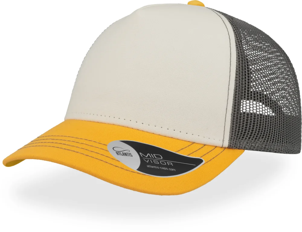 5 Panel Mesh Kappe "Rapper Canvas"