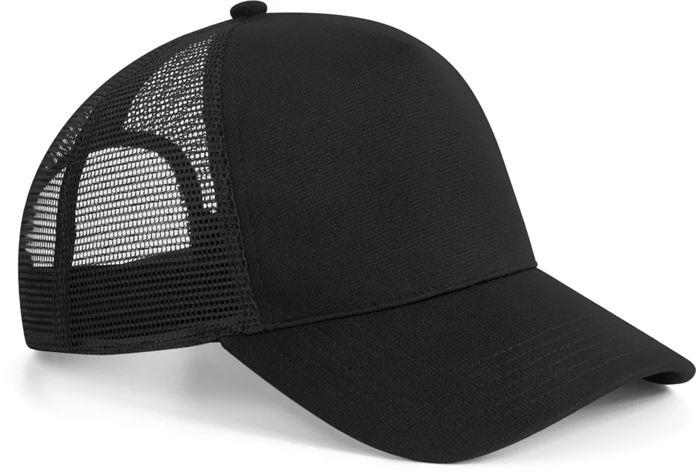 5 Panel Snapback Kappe "Microknit Trucker"